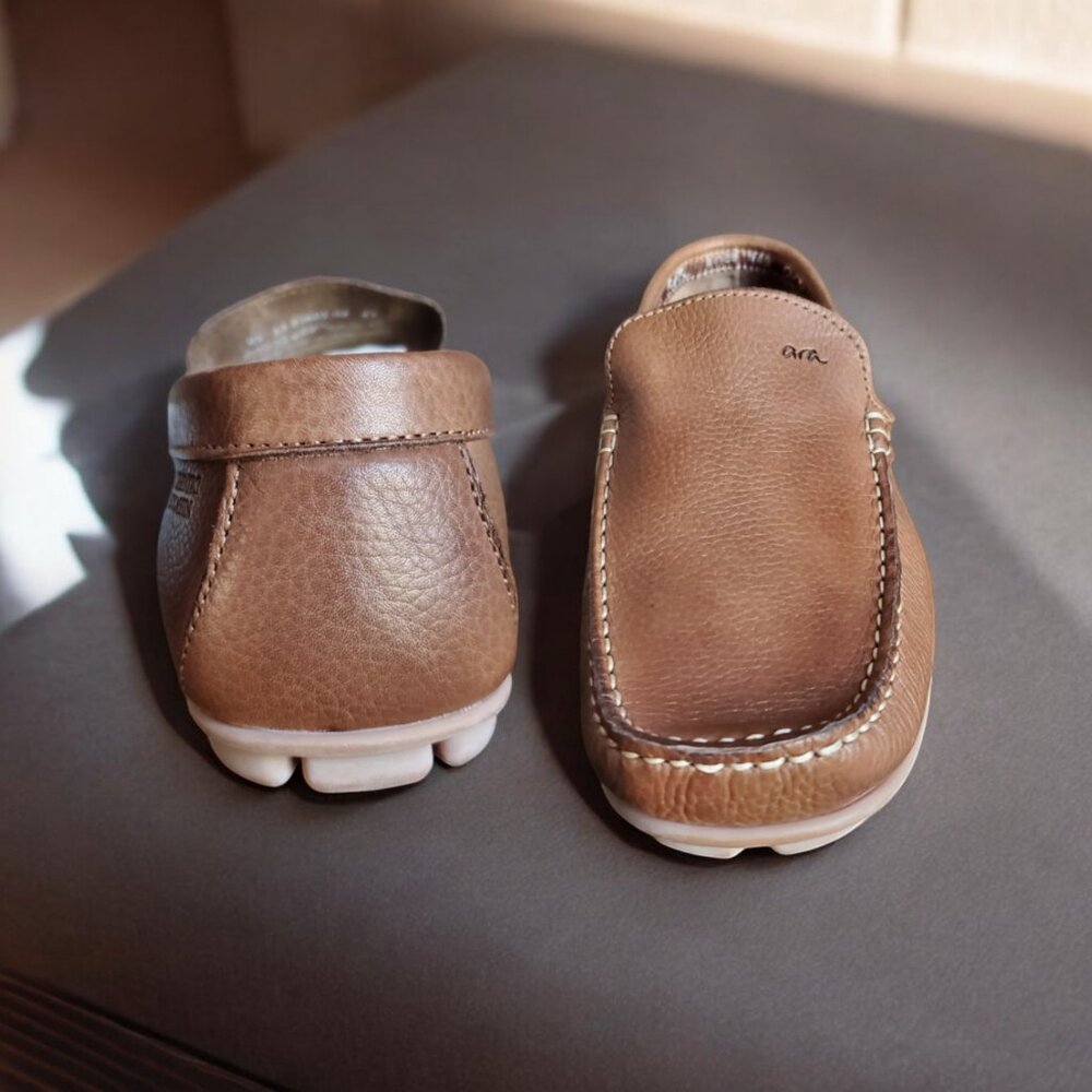 ARA Men's Midan Leather Loafer - Picture 3 of 5